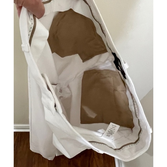 Talbots Newport White Pants, Size 8 - Picture 11 of 12